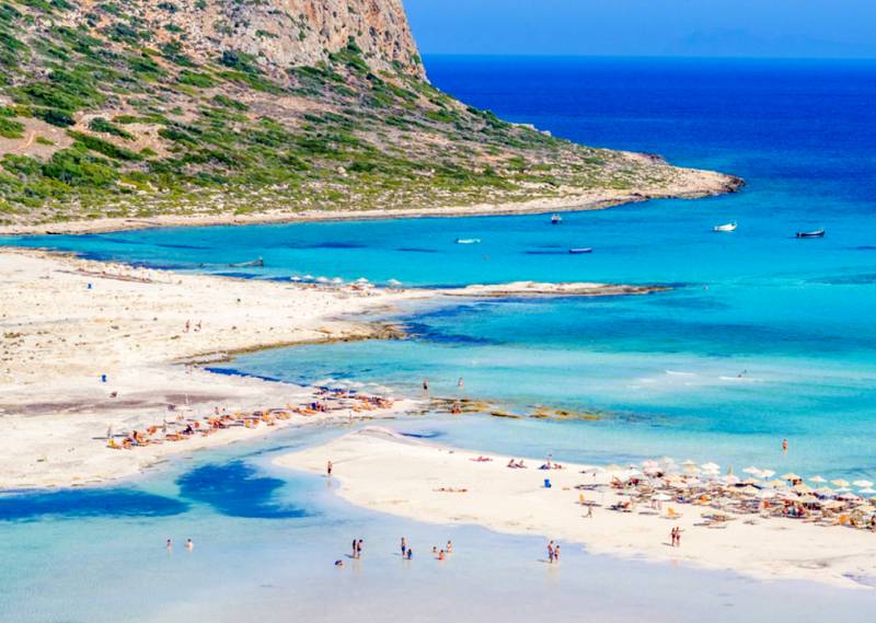 Pláž Balos na Krétě
